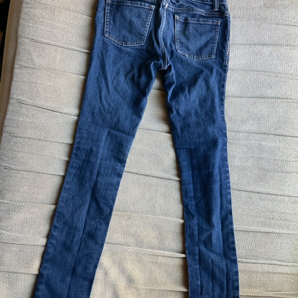 Old Navy size 12 super skinny blue jeans with adjustable waist band. - Picture 5 of 5
